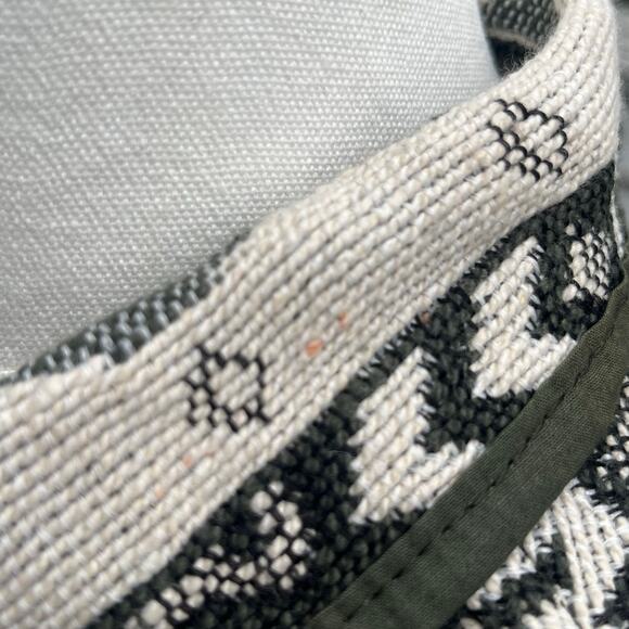 Jane Ashley womens Cotton Aztec southwestern tapestry jacket Metal buttons Sz PM - Picture 3 of 7